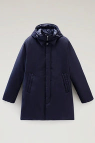 WOOLRICH LUXE WOOL SILK 2IN1 COAT