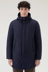 WOOLRICH LUXE WOOL SILK 2IN1 COAT