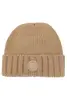 WOOLRICH MERINO WOOL LOGO BEANIE