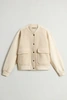 WOOLRICH MIXED FLEECE BOMBER