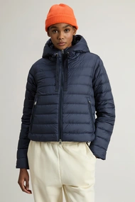 WOOLRICH QUILTED HOODED JACKET