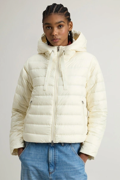 WOOLRICH QUILTED HOODED JACKET