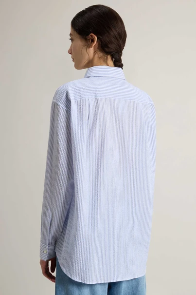 WOOLRICH SEERSUCKER COTTON SHIRT