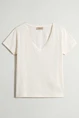 WOOLRICH SLUB COTTON V-NECK