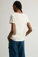 WOOLRICH SLUB COTTON V-NECK