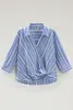 WOOLRICH STRIPE POPLIN BLOUSE