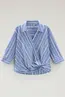 WOOLRICH STRIPE POPLIN BLOUSE