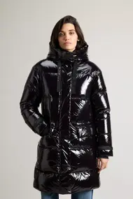 WOOLRICH SUPER GLOSSY LONG PARKA