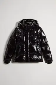 WOOLRICH SUPER GLOSSY SHORT PARKA